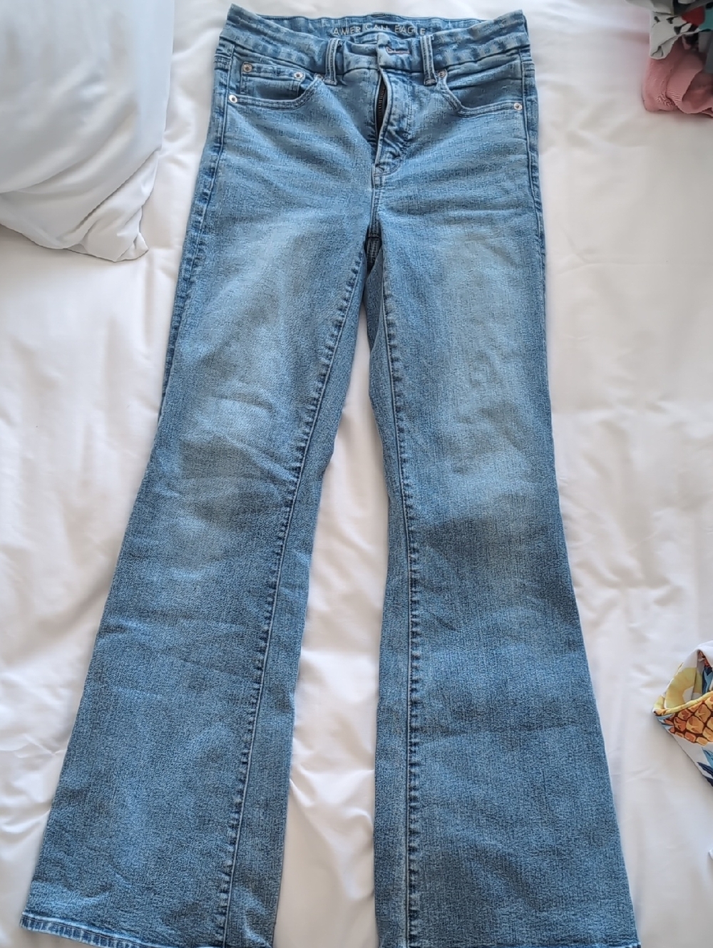 American Eagle Outfitters Light Blue Flared Jeans